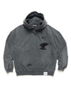 Savage Sweat Parka LS Black