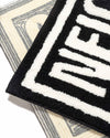 x Gallery 1950. Square Rug Mat Black