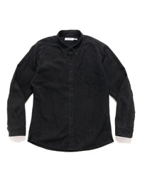 Dweller L/S B.D. Shirt C/L Oxford Black