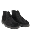 Norwegian Welt Chelsea Boot / Rough Out Black