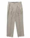 Tucked Trouser - PE/PU Stretch Twill Lt.Grey