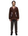 V Neck Cardigan - Chimayo Brown