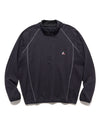 Jersey Half Zip Black