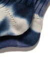 Chunky Ribbed Crew Sockstie Dye Navy / Blue