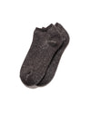 Washi Pile Short Socks Charcoal