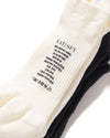 Merino Low Socks White & Black