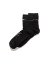 Merino Tube Socks Black Tie-Dye