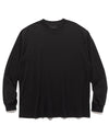 Cotton Silk L/S Baggy Tee Black