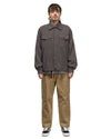 Hem Code Shirt Jacket Charcoal Grey