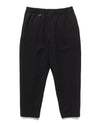 High Gauge Wave Stripe Cropped Tapered Easy Pants Black