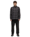 Sheer Check B.D Shirt Black