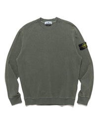 'Old' Treatment Crewneck Sweatshirt Musk