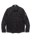 'Old' Treatment Regular Fit Overshirt Black