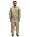 Weatherproof Cotton Canvas Ghost Piece Loose Fit Cargo Pants Beige