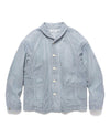 Rancher Jacket Cotton 10oz Hickory Navy Stripe