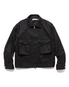 Trooper Short Jacket Cotton Gabardine Black