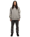 Sponge Sweat x Nylon Twill Hoodie Light Grey