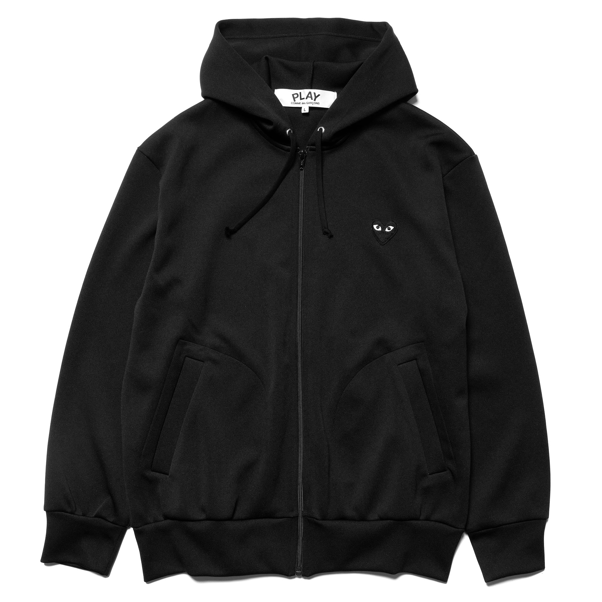 cdg jacket zip up