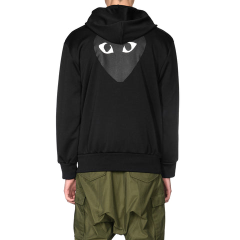 commes des garcons hoodie black