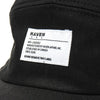 HAVEN Dyed Twill 5-Panel Cap Black