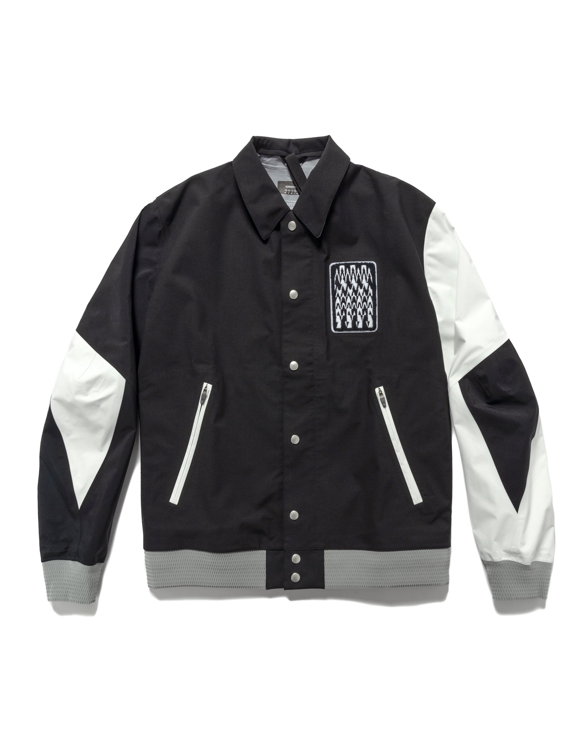 J94-VT 3L Varsity Jacket Black / White | HAVEN