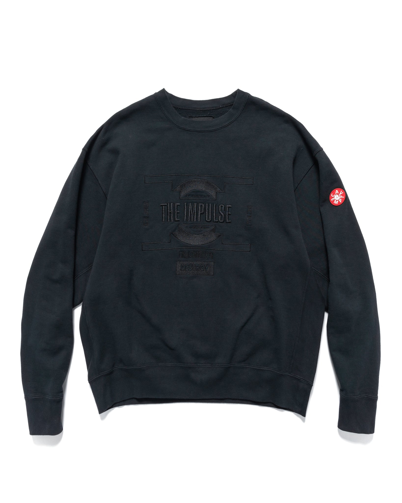 格安 c.e cavempt CAV BOX CREW NECK 刺繍 お気に入り 62.0%OFF