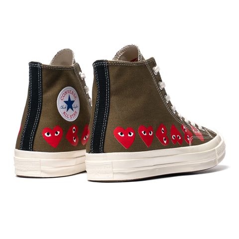 commes des garcons play x converse