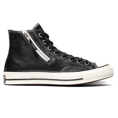 converse side zip white