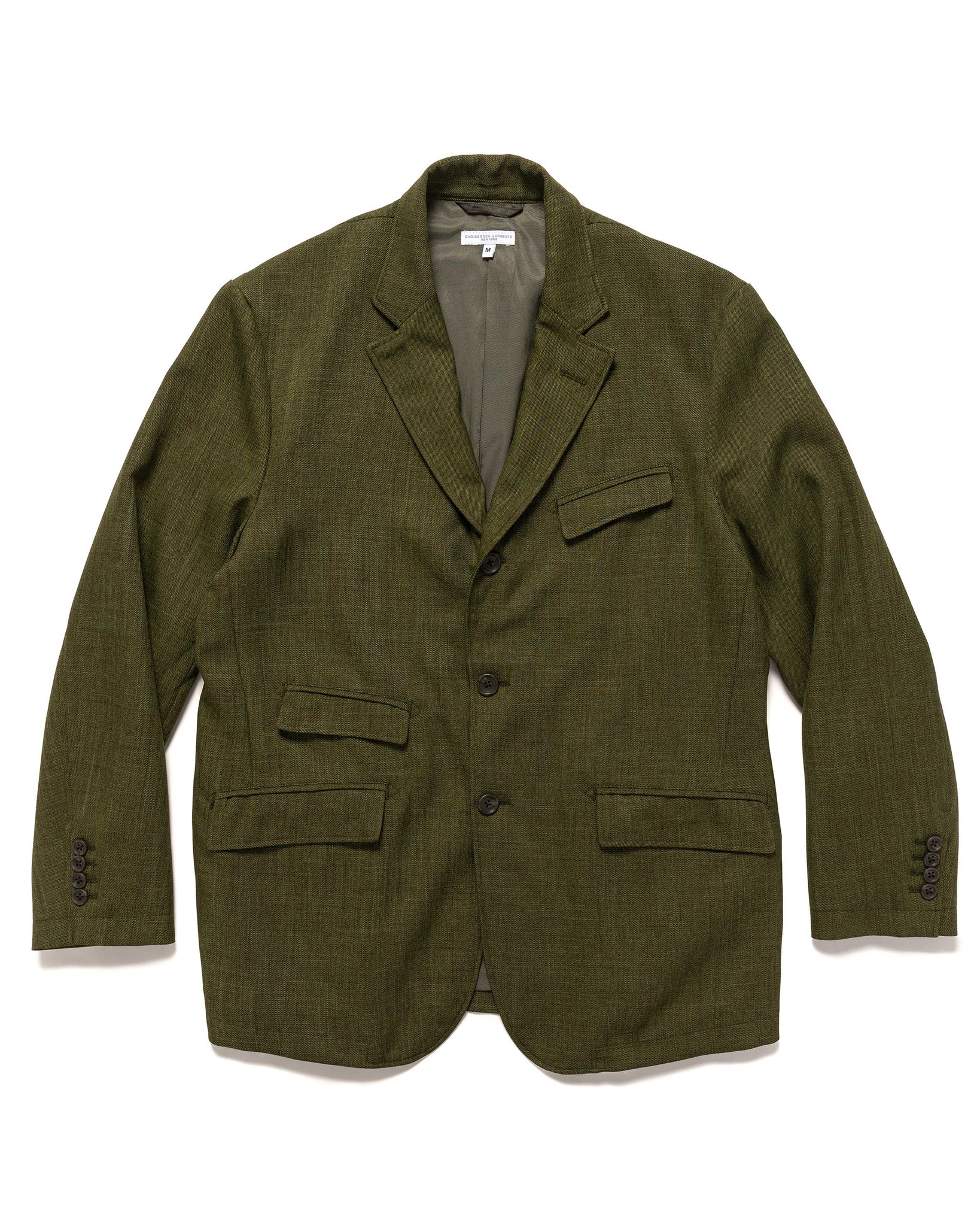 Andover Jacket Polyester Sharkskin Olive | HAVEN