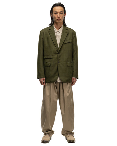 Andover Jacket Polyester Sharkskin Olive | HAVEN