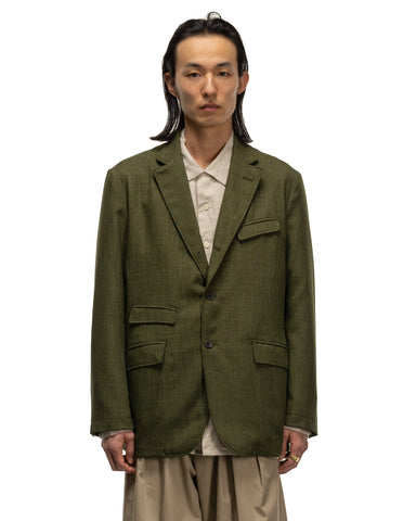 Andover Jacket Polyester Sharkskin Olive | HAVEN