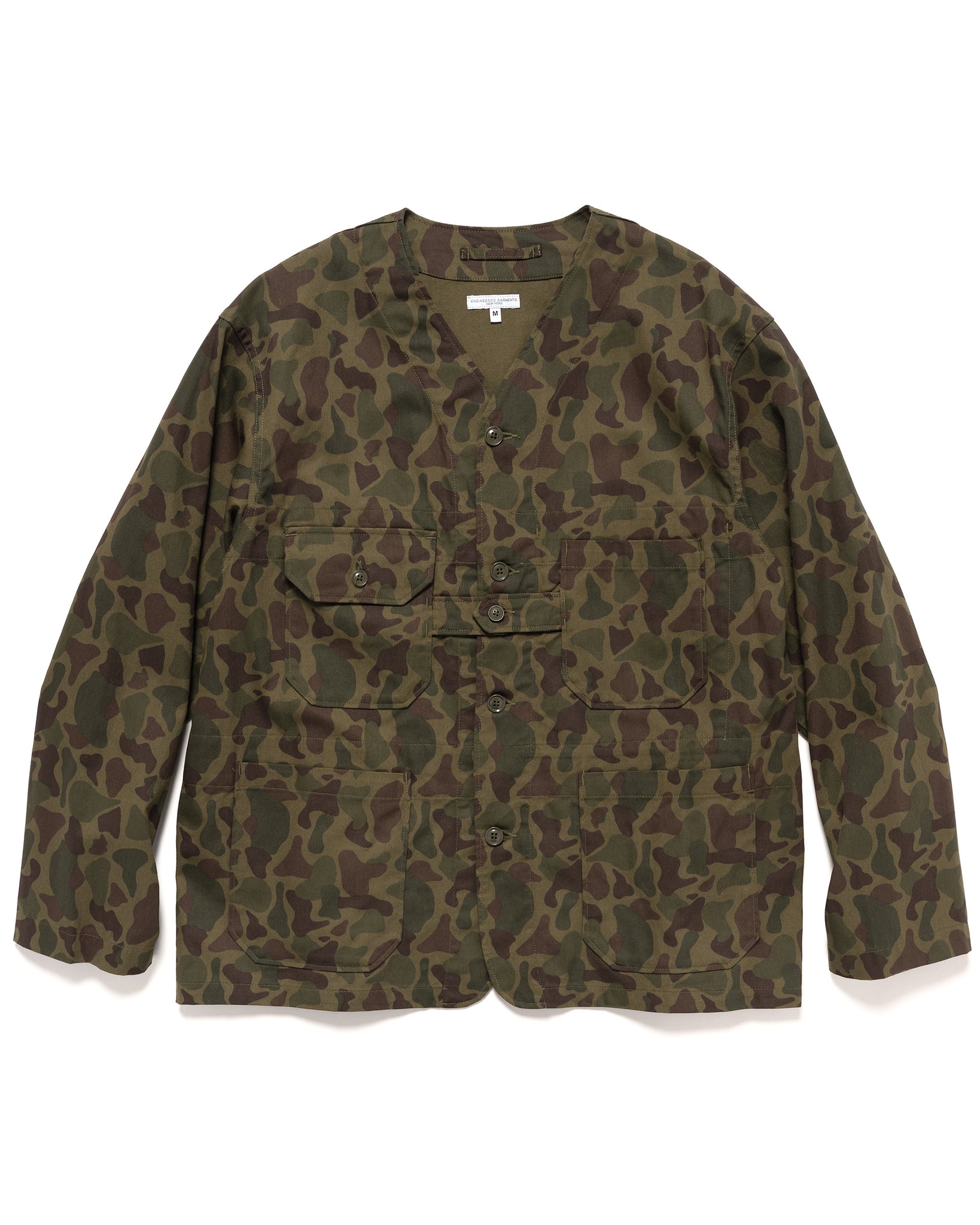 Cardigan Jacket Camo 6.5oz Flat Twill Olive