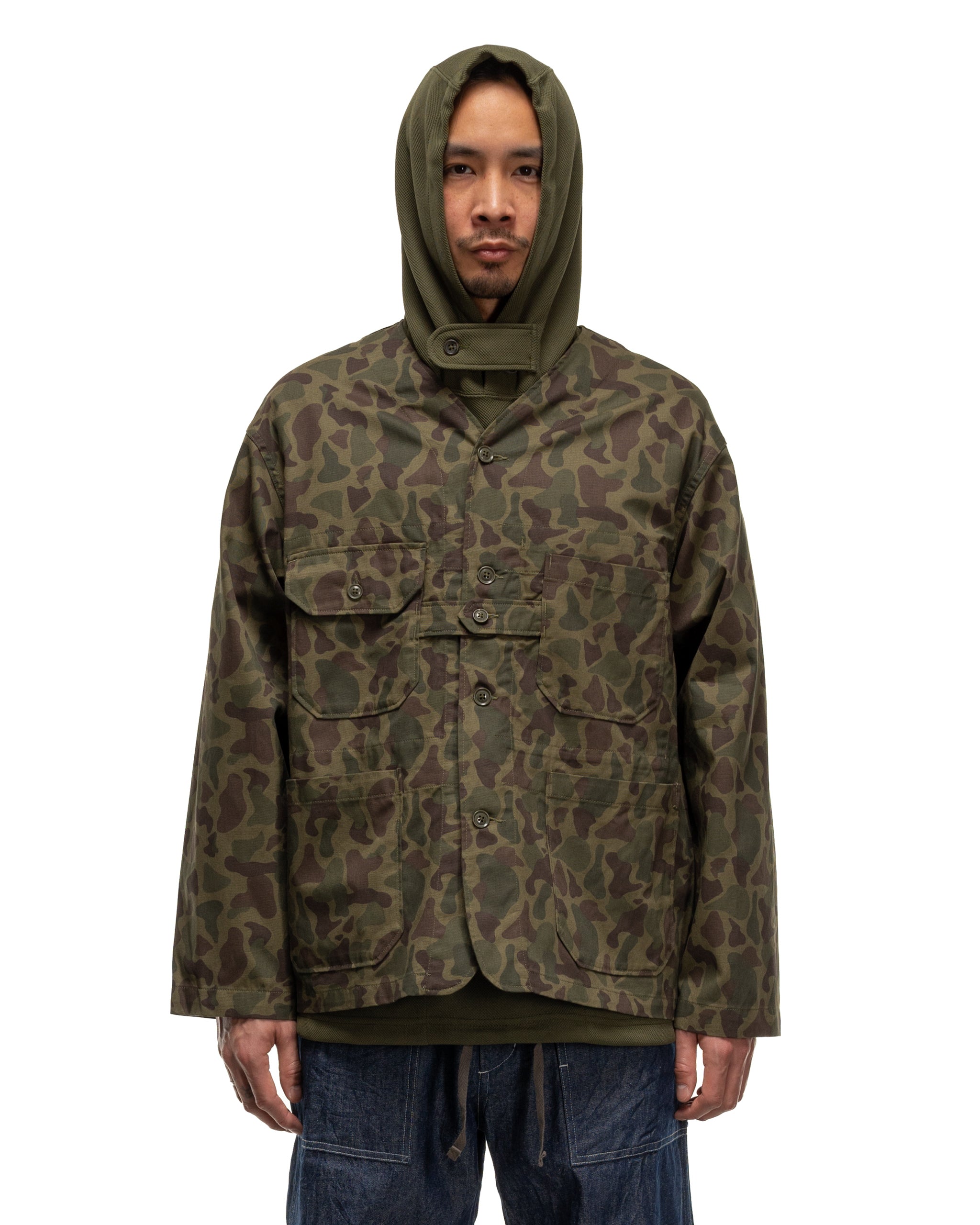 Cardigan Jacket Camo 6.5oz Flat Twill Olive