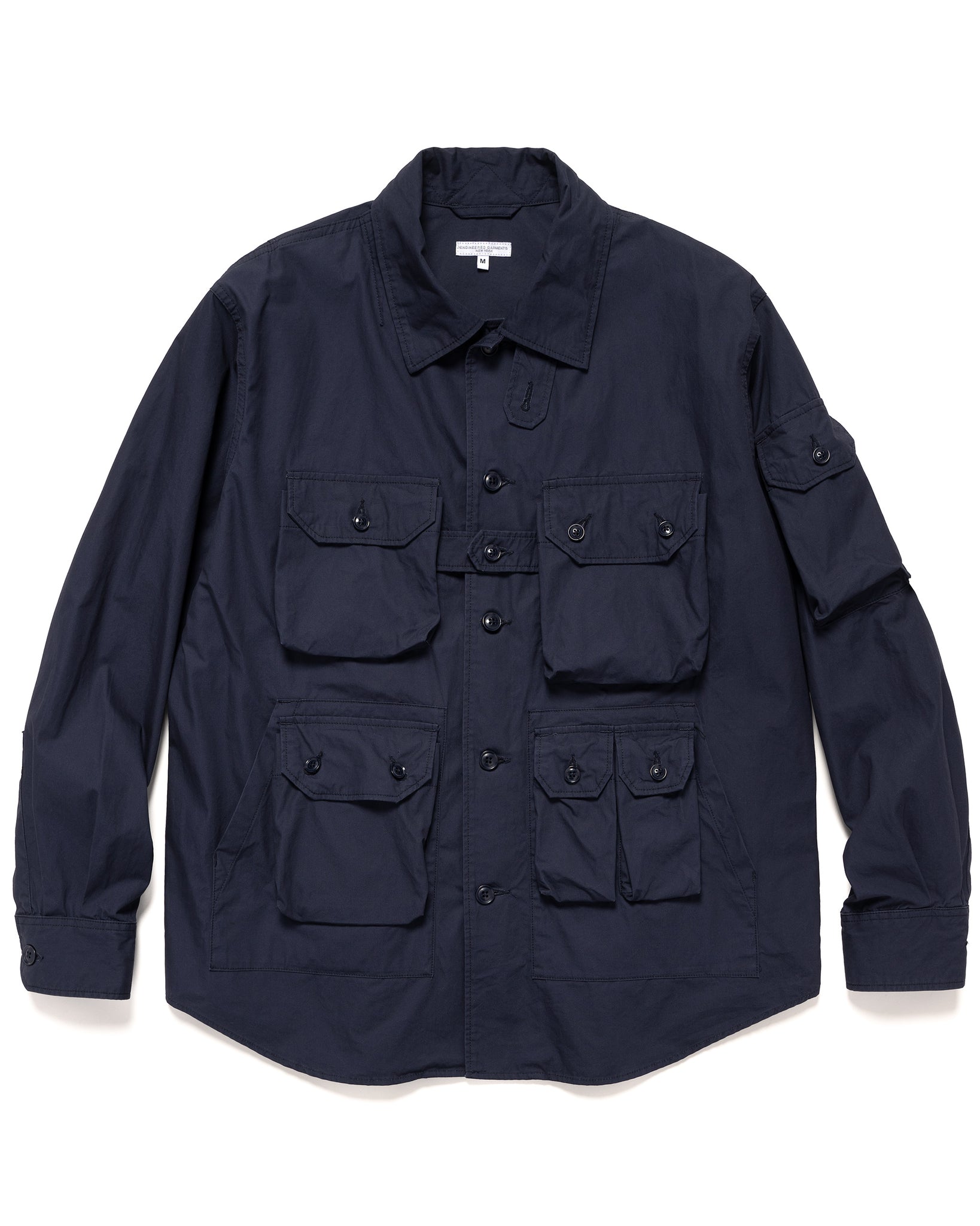 Explorer Shirt Jacket Cotton Duracloth Poplin Navy | HAVEN