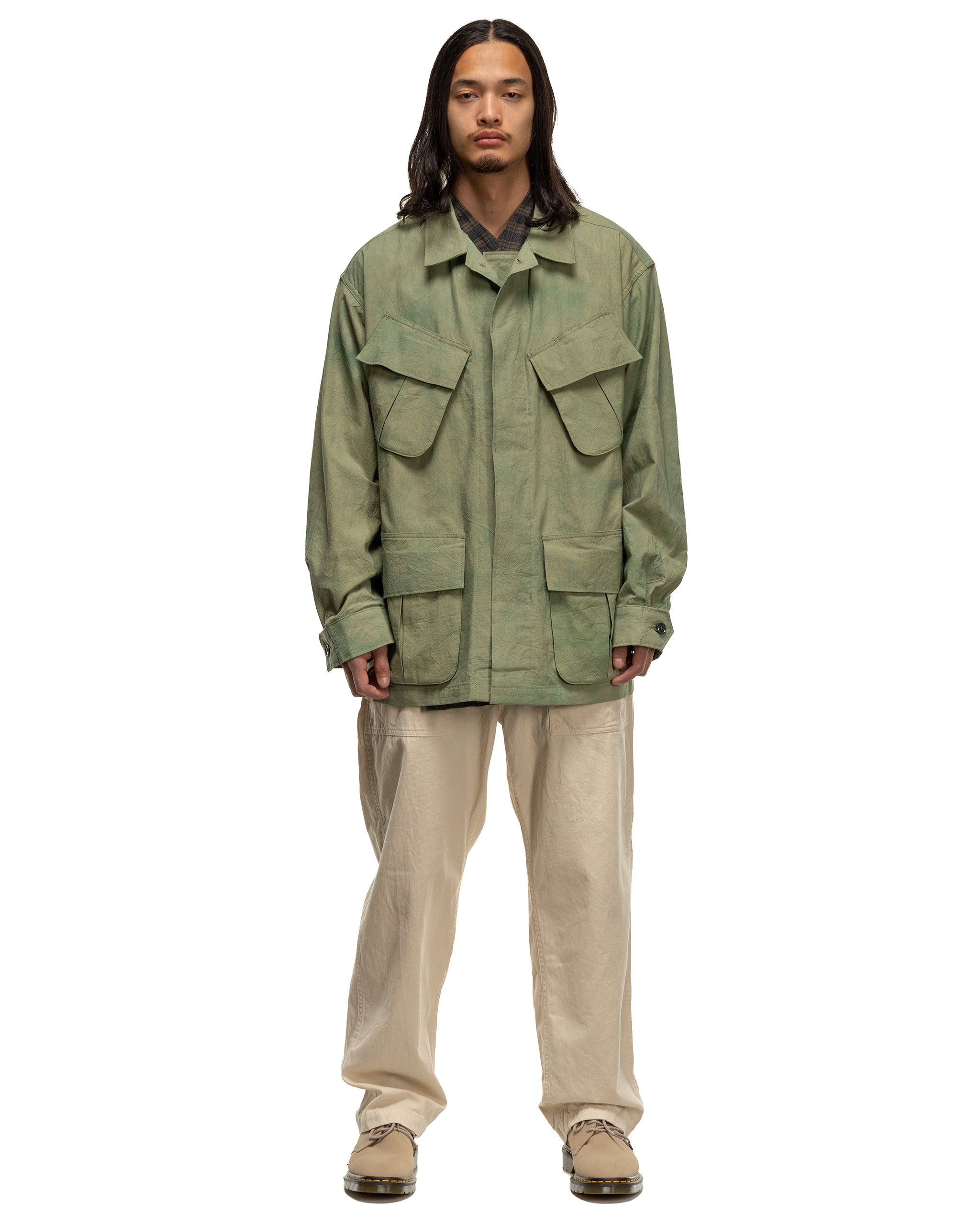 Jungle Fatigue Jacket Cotton Sheeting Olive