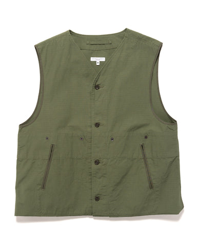 Liner Vest Cotton Ripstop Olive | HAVEN