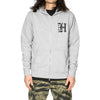 HAVEN Gothic H French Terry Full Zip Hoodie Gray