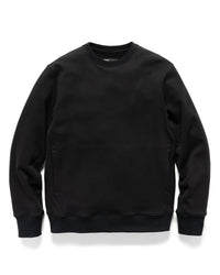 Prime Crewneck - Suvin Cotton Terry Black