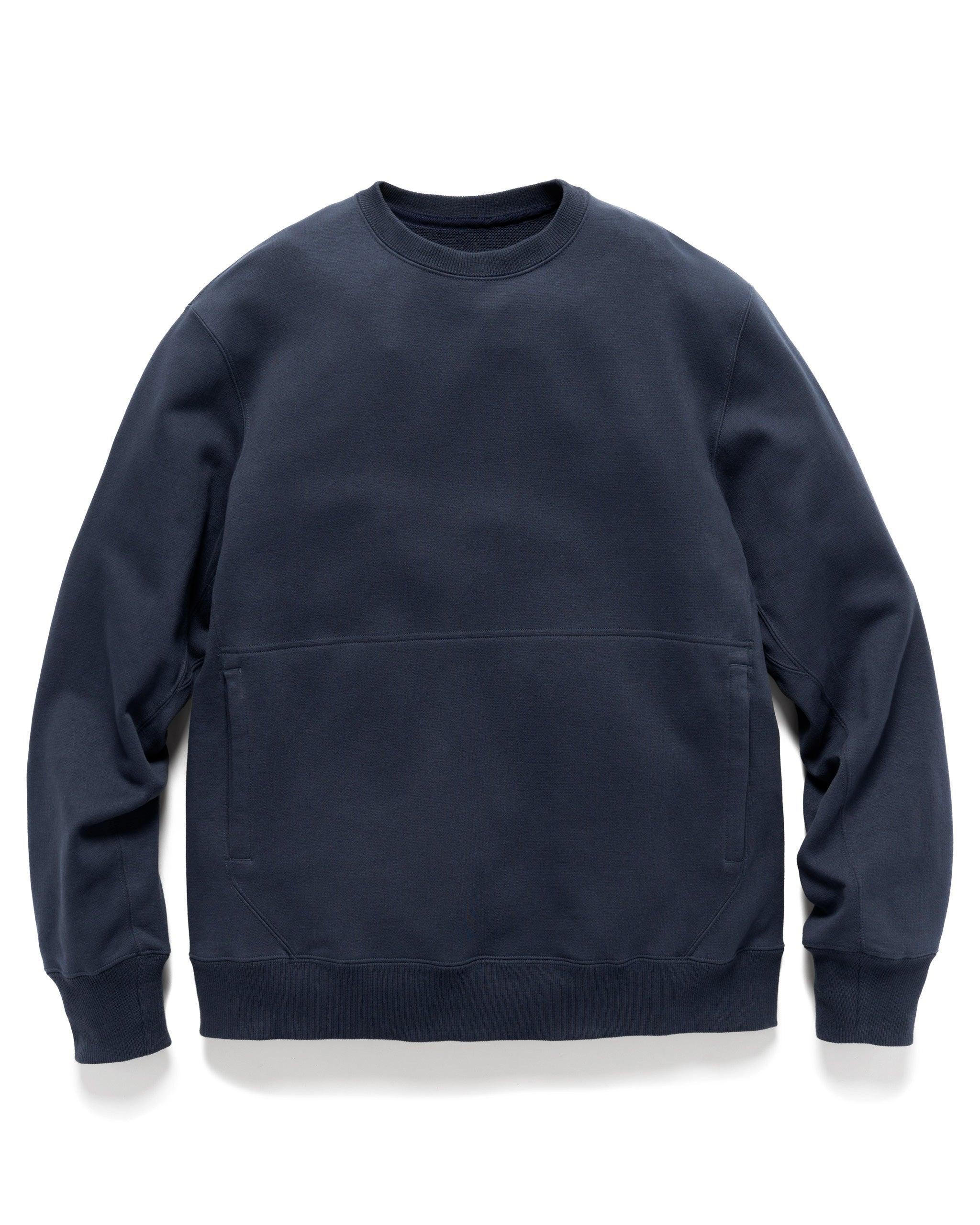 Prime Crewneck - Suvin Cotton Terry Black | HAVEN