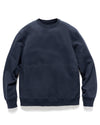 Prime Crewneck - Suvin Cotton Terry Navy