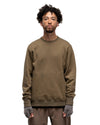 Prime Crewneck - Suvin Cotton Terry Olive - HAVEN