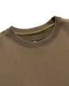 Prime Crewneck - Suvin Cotton Terry Olive - HAVEN