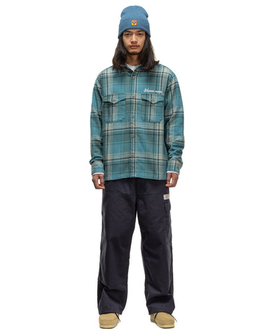 Checked Overshirt Blue | HAVEN