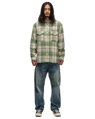 Checked Overshirt Green | HAVEN