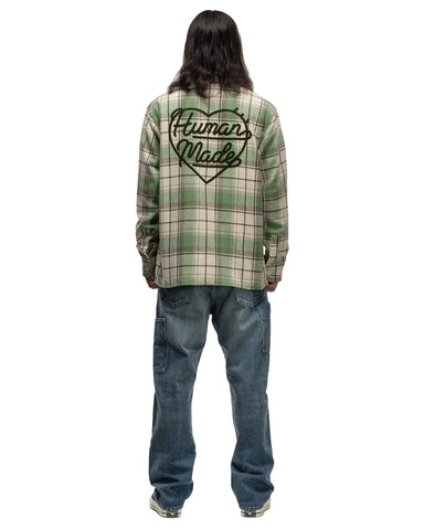 Checked Overshirt Green | HAVEN