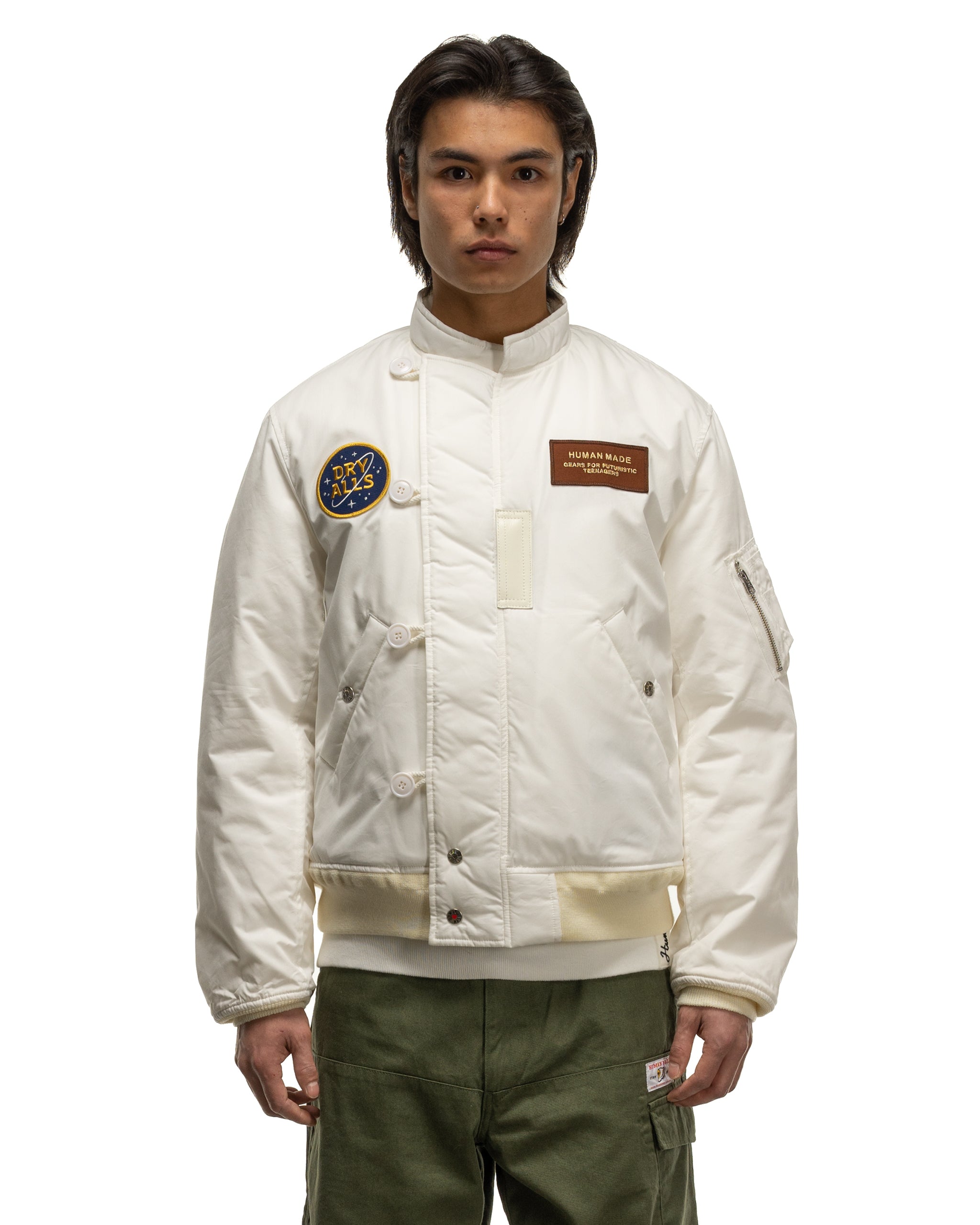 Flight Jacket White | HAVEN