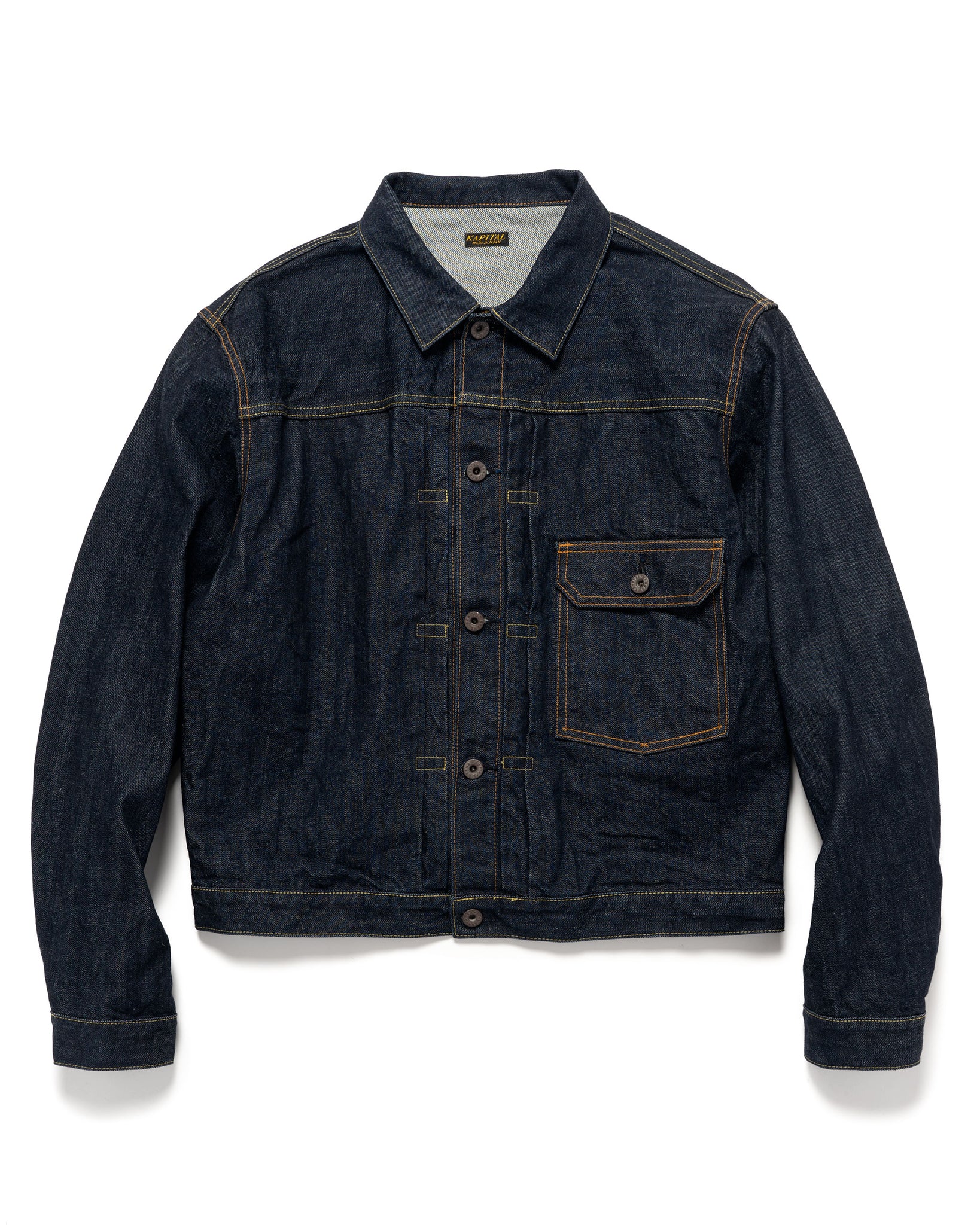 17000円アウトレット 売値 売れてます kapital 1st denim jacket 14oz