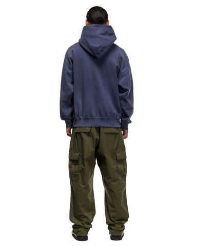 Damage Sweatparka LS Navy | HAVEN