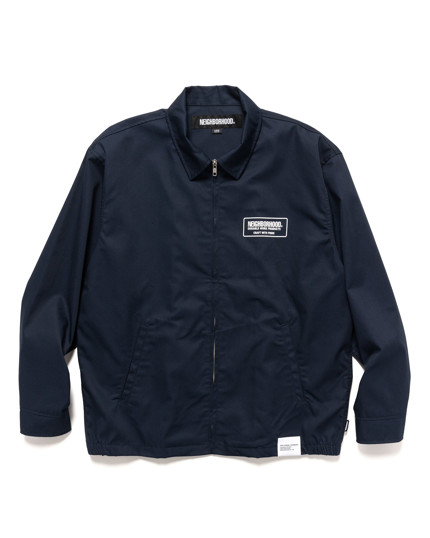 Zip Work Jacket Navy