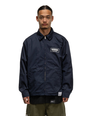 Zip Work Jacket Navy | HAVEN